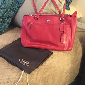 COACH Red Tote/Purse